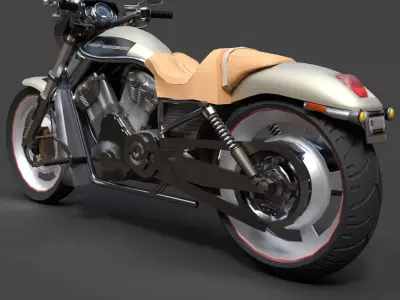 Harley-Davidson Night Rod Special - Ultra High-Poly 3D Model 3D model