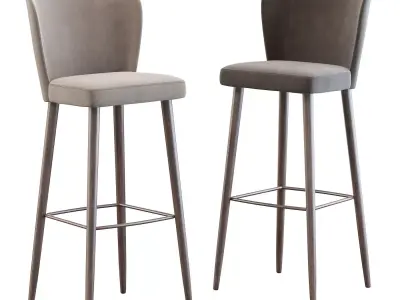 Aston Stool by Minotti 3D model