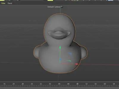 BABY BATH BODY Low-poly 3D model