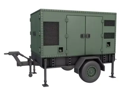 Military Generator 3D model by flower-3dart