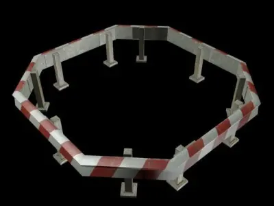 Airport Misc Pack - 16 Models Low-poly 3D model