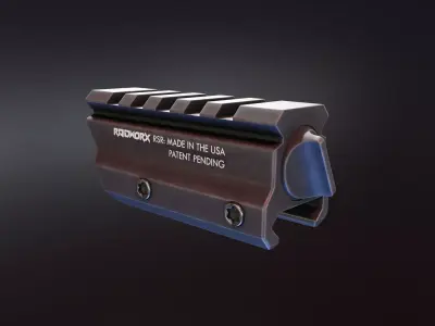 RSR Picatinny Raiser Low-poly 3D model