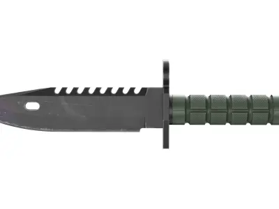 Battle knife Low-poly 3D model purchase