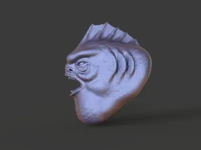 HEAD-R3 high poly sculpt 3D model