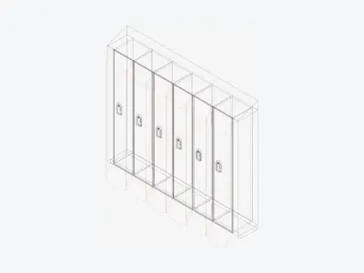 Locker Multi - Resin - Locka - Classic Low-poly 3D model