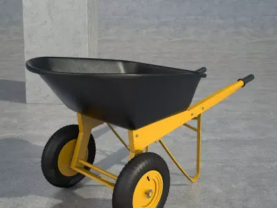 Wheelbarrow 2 3D model