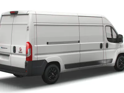 Fiat E Ducato Van L3H2 2022 3D model