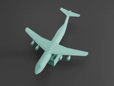 C-5 Galaxy Plane 3D print model