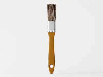 Paint Brush Low-poly 3D model purchase