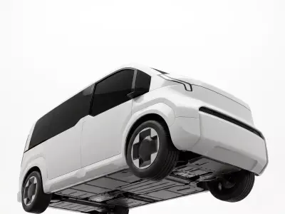 2026 Kia PV5 Passenger Low-poly 3D model