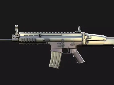 FN Scar L 3D model