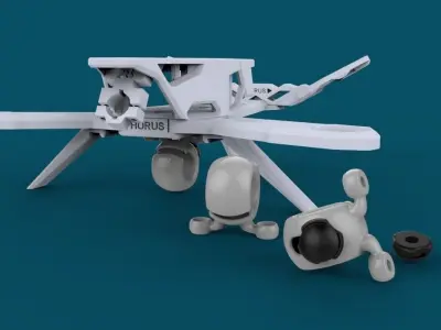 GL-HOOK drone Free 3D model