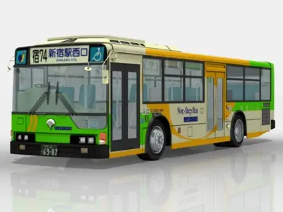 Mitsubishi Fuso Aero Star (Toei Bus) 3D model