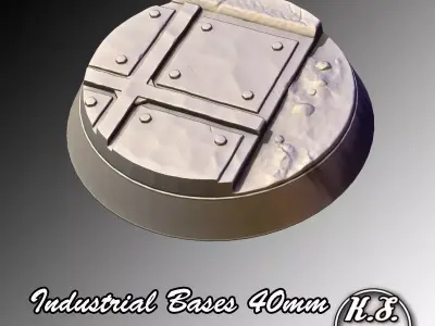 Industrial Bases - Sample 40mm Free 3D print model