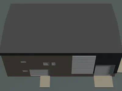 Warehouse in concept Free 3D model