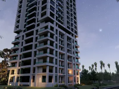 Highrise Building 06 3D model