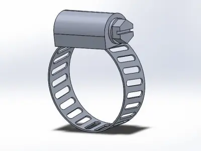 Hose Clamp Free 3D model
