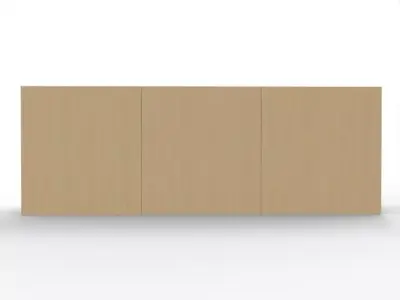 Modern Chest of Drawer Low-poly 3D model