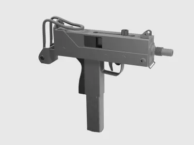 MAC M10 smg Free 3D model