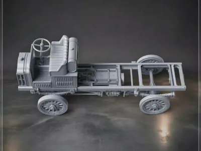 Truck FWD Model B 3D print model