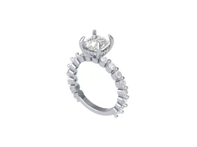 Wedding Ring  3D print model 340