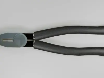 Piler 3D Model pliers Free low-poly 3D model