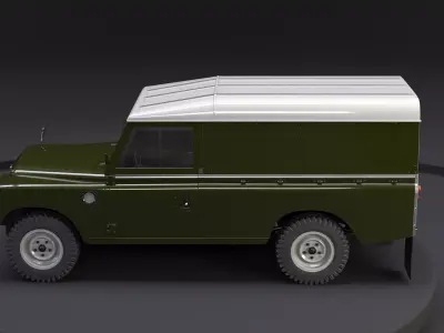 Land Rover Series III Van Long Wheel Base 3D model