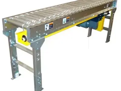500kg Reversible Roller Conveyor  Industrial Chain Lift System 3D model