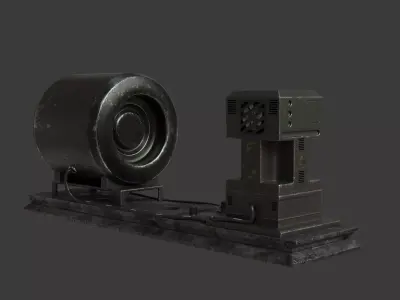 Old Machine 3D model