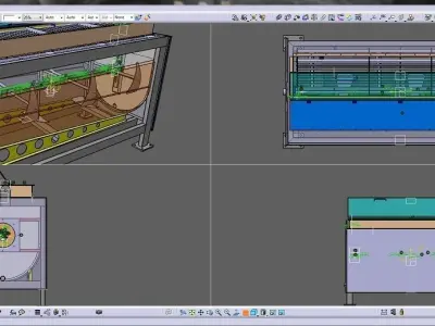 New processing tank assembly Design 3D model