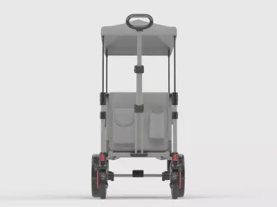 Baby stroller 3D model 3D model 22