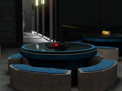 Among us Full 3D Map 3D model