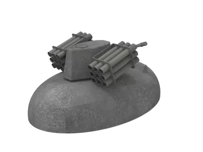 WWII German fictional hover tanks 3D print model