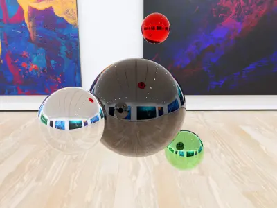 HDRI - Art Museum Gallery Interior 1c Texture