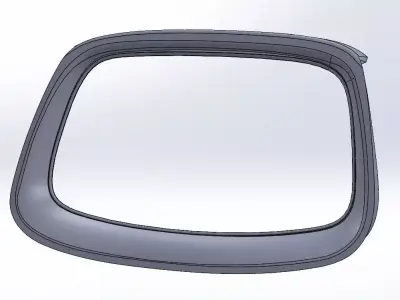 Subaru Impreza grill surround 3D print model