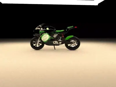 Motorcycle Colibri 3D model