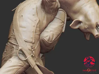 French Voltigeurs - Soldier A 3D print model