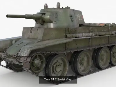 Tank Collection Vray 002 3D Model Pack