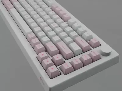 Keyboard 3D model get