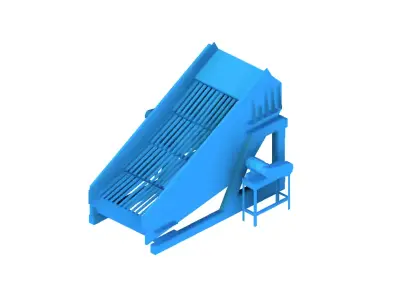 Grelha vibratoria 3D model