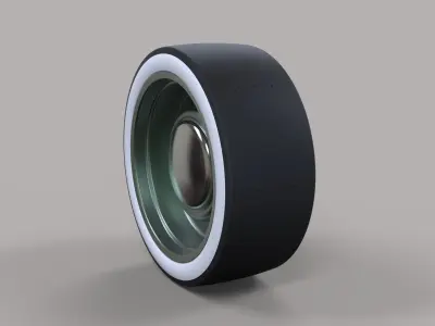 Sport wheel 4 3D model