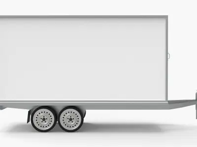 Cargo Trailer Free 3D model