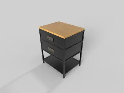 Nightstands Industrial 3D model