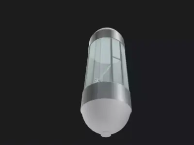 Elevator Center Opening Doors 3D Model 3D model