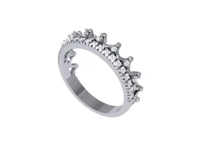 Wedding Band 3D print model 9