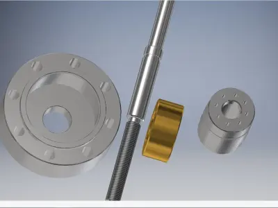 Hidrolic System Inventor 3D model