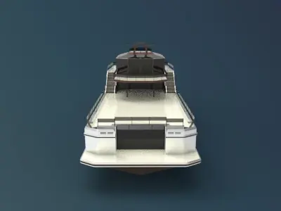 Super yacht  3D model