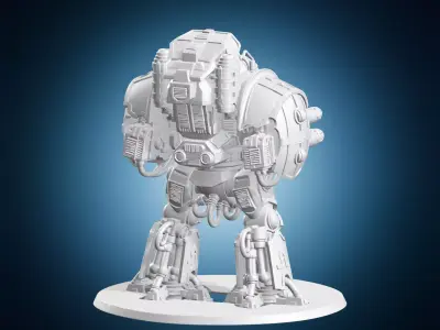 Heavy Armored Combat Mech 3D print model