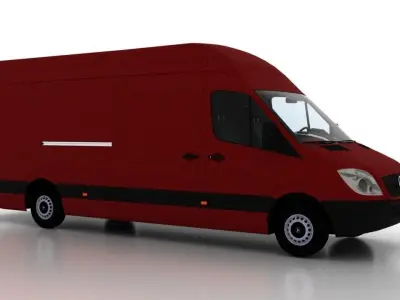 Mercedes Benz Sprinter L4H3 2009 Cargo EU 3D model