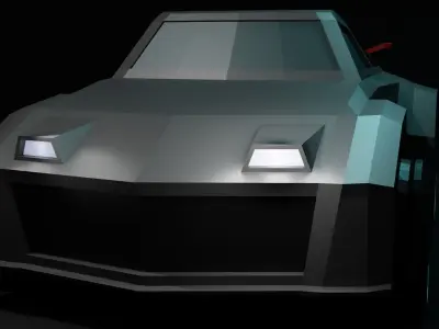 A LOW-POLY SPORT CAR Free low-poly 3D model